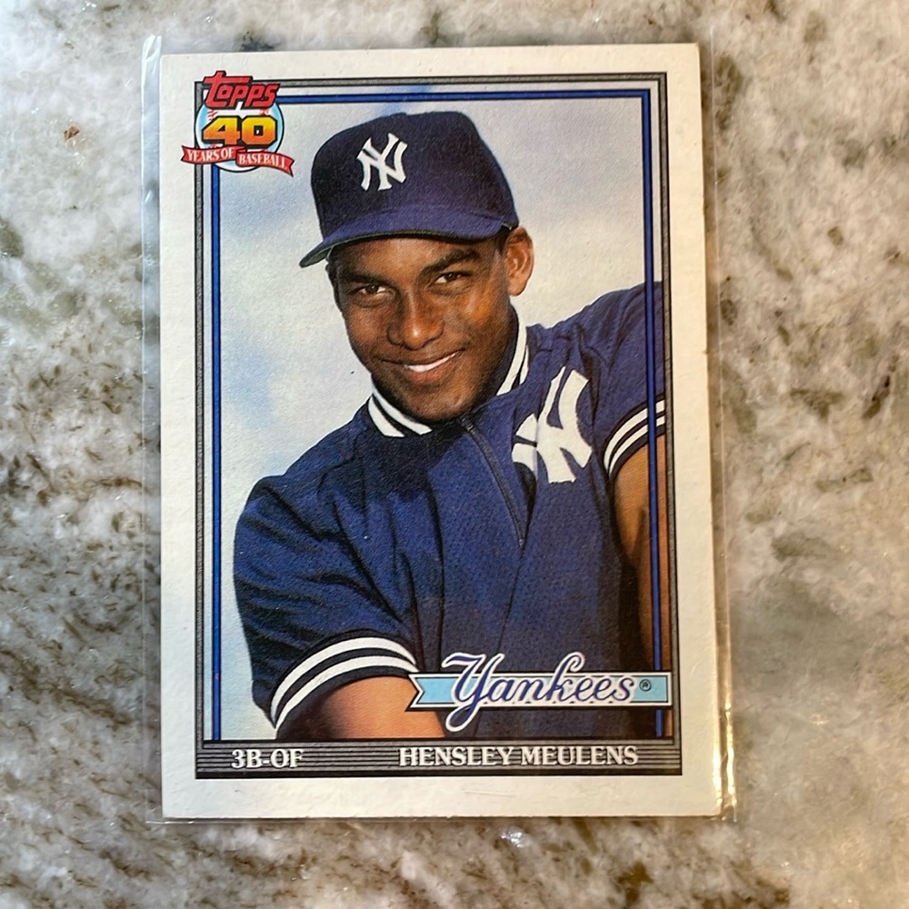 1991 Toops  #259 Hensley Meulens New York Yankees NM